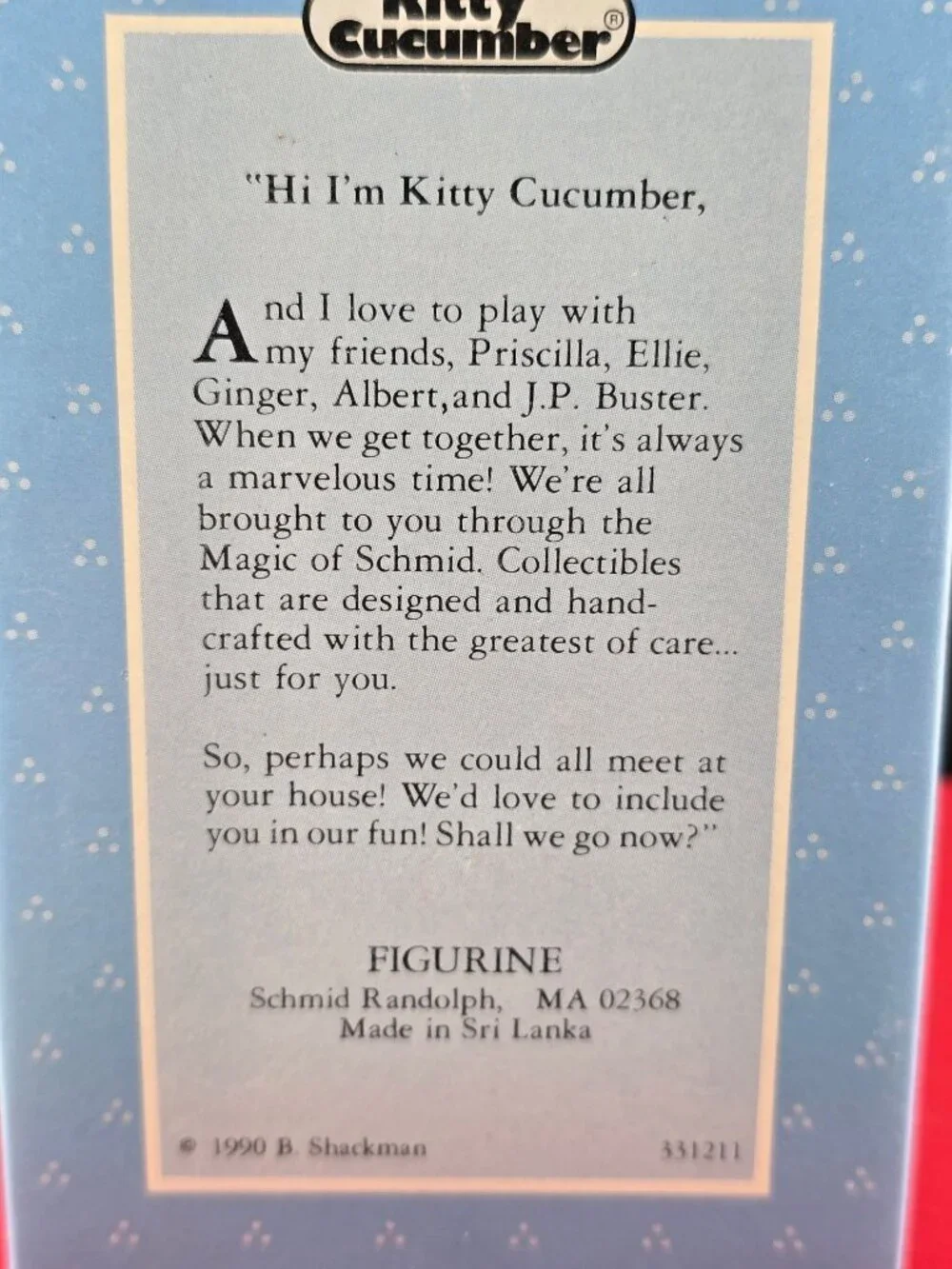 Schmid charming collectible